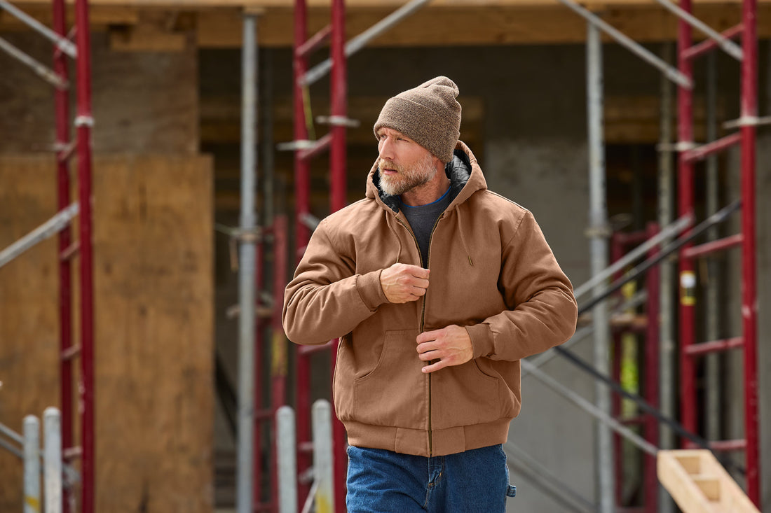 Custom embroidered work jackets for landscaping crews in Canton GA
